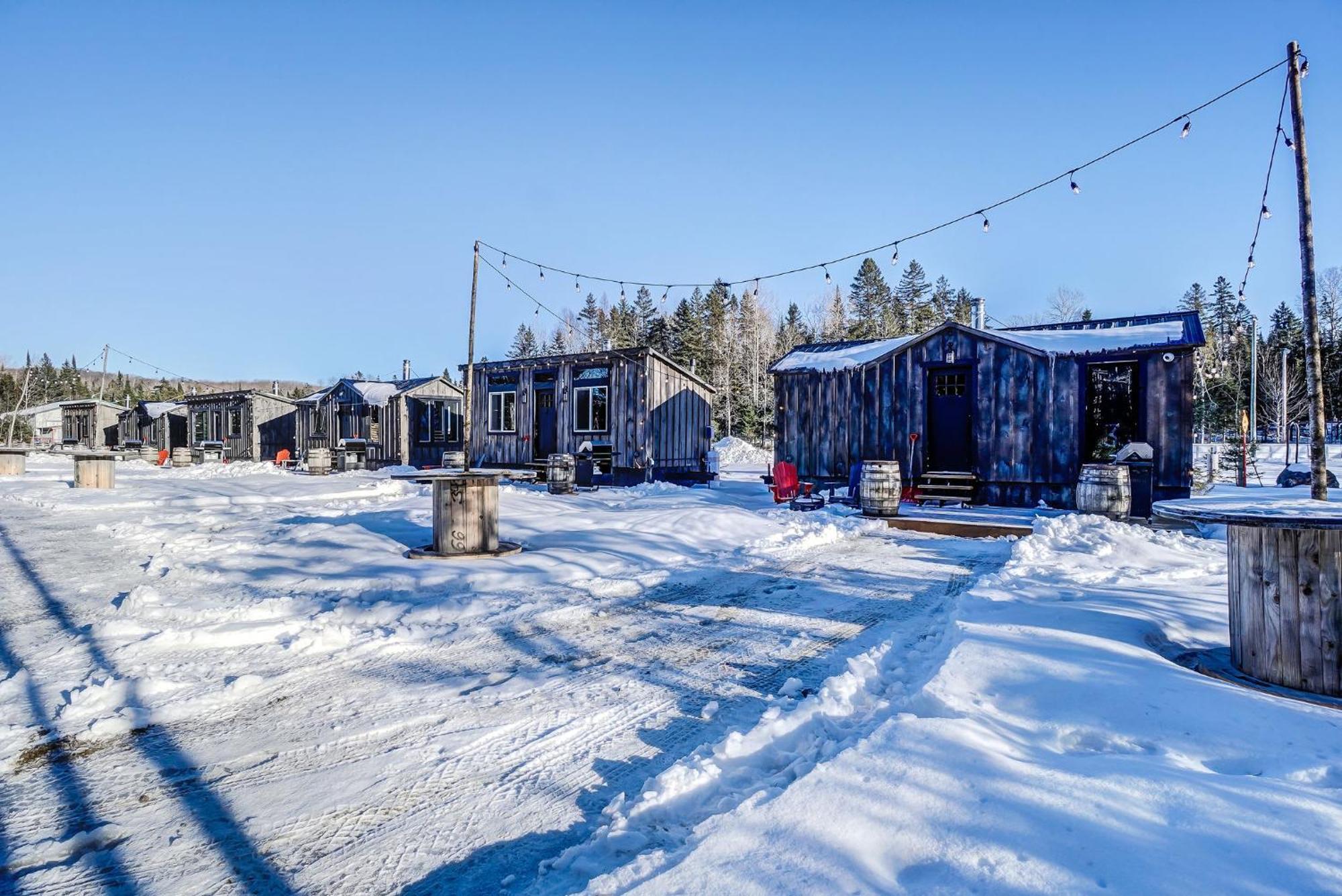 Your Cozy Cabin Retreat Saint-Remi-d'Amherst Dış mekan fotoğraf