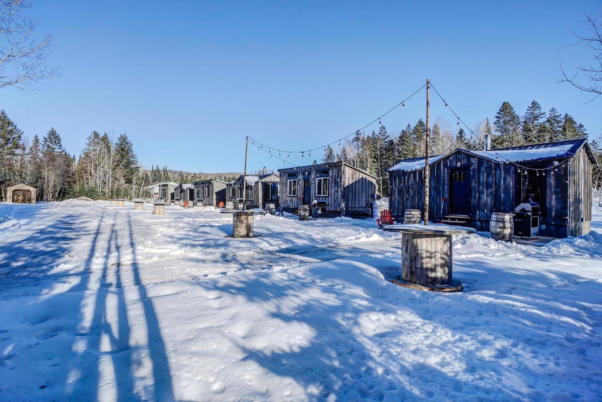 Your Cozy Cabin Retreat Saint-Remi-d'Amherst Dış mekan fotoğraf